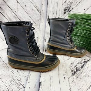 Sorel 1964  canvas Winter Waterproof Snow Boots Women Size 9